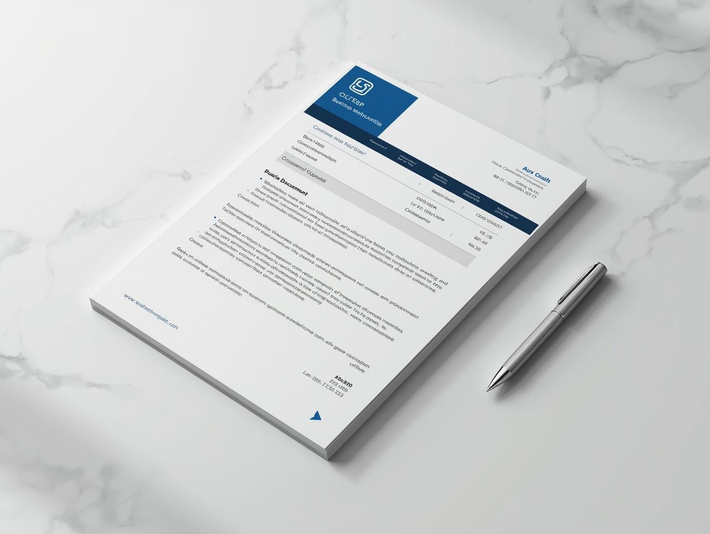 Devis professionnel BBO Services sur fond marbre